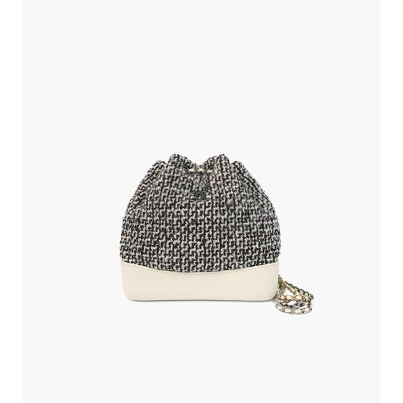 CHANEL White Tweed Gabrielle Backpack in Tweed C-A23244 - Picture 1 of 10